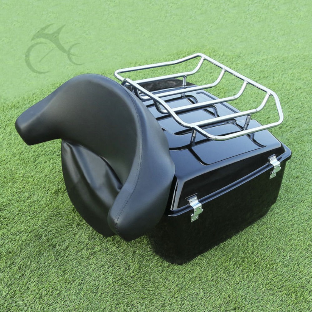 King Tour Pak Luggage Backrest For 97-13 For Harley HD Touring Road King Street Glide