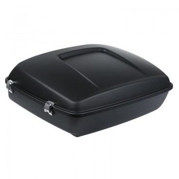 Motorcycle Matt Black Chopped Tour Pak Trunk W/ Backrest For Harley Touring Street Electra Glide Road King FLTRX Models 14-18