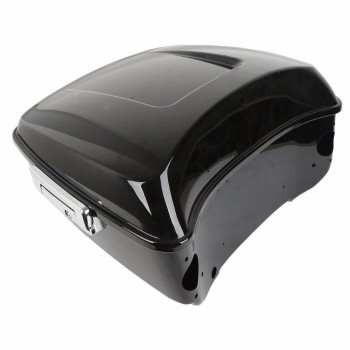 Motorcycle Moto King Tour Pak Pack Trunk Top Rack For Harley Touring Road Electra Glide Models 2014-2018 17