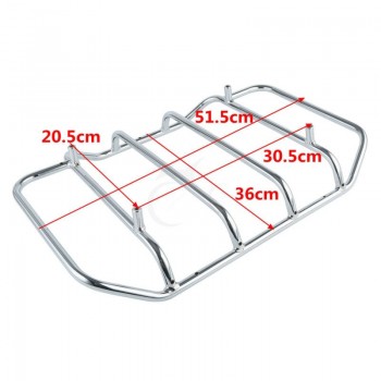 Motorcycle Moto King Tour Pak Pack Trunk Top Rack For Harley Touring Road Electra Glide Models 2014-2018 17