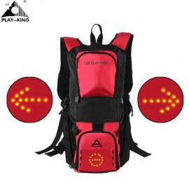 PLAYKING LED Turn Signal Reflective Cycling Backpack Bag For Travel Night Safety Cycling Backpack for Safety Night Riding Bag