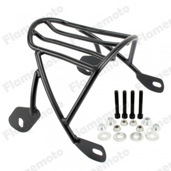 Black Solo Seat Luggage Rear Fender Rack For Harley Sportster XL1200 XL883 2004 2005 2006 2007-2016