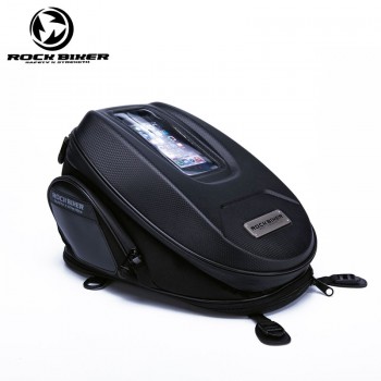 Rock Biker brand locomotive oil tank hard shell waterproof large capacity side package travel motorcycle riding bag