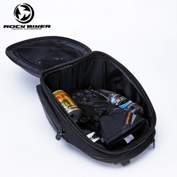 Rock Biker brand locomotive oil tank hard shell waterproof large capacity side package travel motorcycle riding bag
