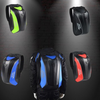 New Motorcycle Backpack Carbon Fiber Motocross Racing Riding Helmet Bag Motorbike Backpack