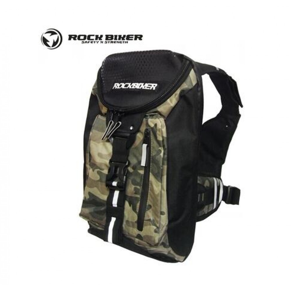 MOTORISTA de la ROCA de los conductores de motocicletas off-road moto mochila bolsa de casco a prueba de agua chaleco pecho cc