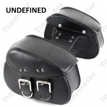 UNDEFINED Universal Motorcycle bike Parst Left amp; Right Side Saddle Storage Bags Tool Luggage Pannier For Bobber Chopper Cruiser
