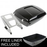 Motorcycle Motorbike King Tour Pak Trunk amp; Mount Rack For Harley Touring Road Electra Street Glide FLHR FLHX FLTR FLHT 14-18