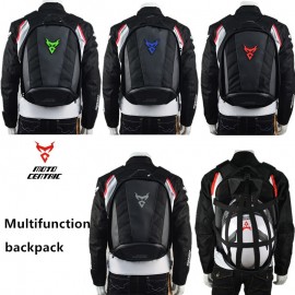 Motorcycle knight backpack helmet bag motorcycle riding shoulder Moto bag off-road motorcycle Multifunction bag package top case