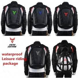 Motorcycle backpack Men and women riding waterproof knight backpack motorcycle bag helmet backpack leisure bag