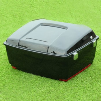 Motorcycle Motorbike 13.1 King Tour Pak Trunk Backrest amp; Side Light For Harley Touring Road King Electra Glide Models 97-13