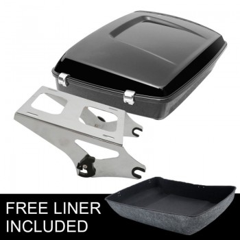 Motorcycle Moto Chopped Tour Pak Pack Trunk Mount Rack For Harley Touring Model Electra Streeet Glide Road King FLHX FLTR FLHT