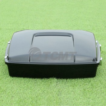 Motorcycle Motorbike Razor Tour Pak Trunk with Wrap Around Backrest for Harley Touring Models Road King 97-13