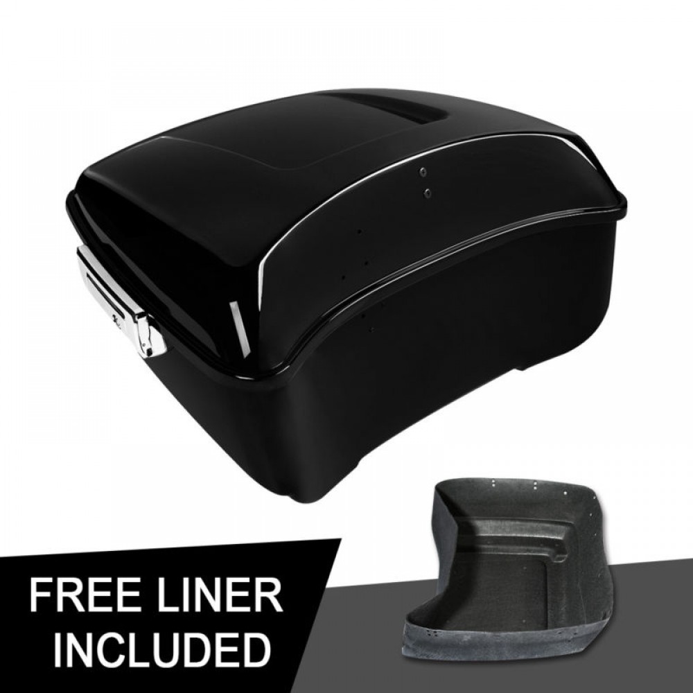 Motorcycle Motorbike 13.7 King Tour Pak Pack Trunk For Harley Touring Electra Street Road King Glide FLH FLHX FLHR FLHT 14-18