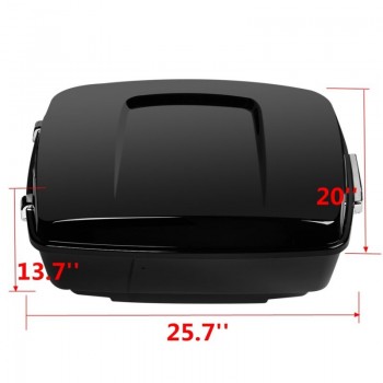 Motorcycle Motorbike 13.7 King Tour Pak Pack Trunk For Harley Touring Electra Street Road King Glide FLH FLHX FLHR FLHT 14-18