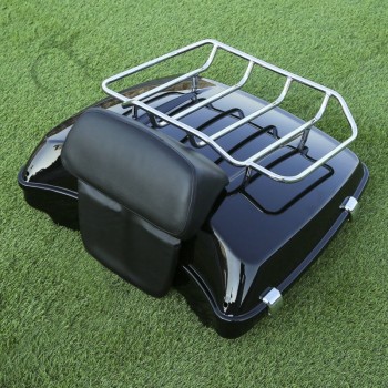 Razor Tour Pak Luggage Trunk Backrest For Harley Touring Road King CVO Street Road Glide Special FLH FLT Models 14-18 15 16 17