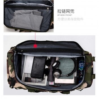 Super large riders backpack, capacity multi function motorbike travelling baggage bag, camouflage outsourcing