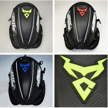 MOTOCENTRIC motocicleta bolsas de Almacenamiento Carborn fibra bagseat MOTO mochila Impermeable riding Exterior racing 06