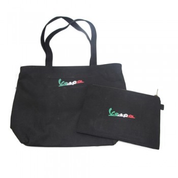 KODASKIN Ladies or Women Vespa Printed Vintage Canvas Handbag Tote Shoulder Bags