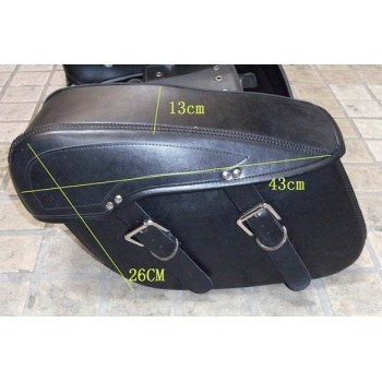 Motorcycle saddlebag moto GP side bag Ha lley prince PU leather saddlebag hally VF250 MAGNA 250 bags