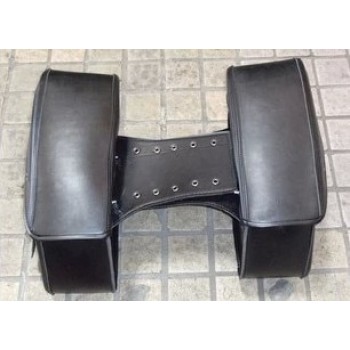 Motorcycle saddlebag moto GP side bag Ha lley prince PU leather saddlebag hally VF250 MAGNA 250 bags
