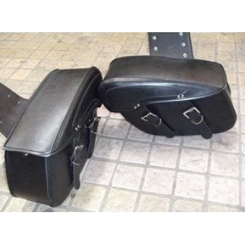 Motorcycle saddlebag moto GP side bag Ha lley prince PU leather saddlebag hally VF250 MAGNA 250 bags