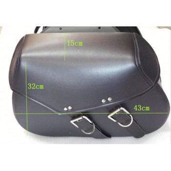 Motorcycle saddlebag moto GP side bag Ha lley prince PU leather saddlebag hally VF250 MAGNA 250 bags