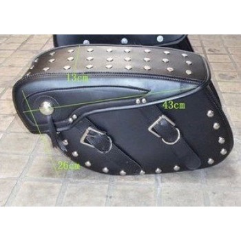Motorcycle saddlebag moto GP side bag Ha lley prince PU leather saddlebag hally VF250 MAGNA 250 bags