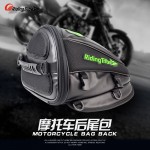 Free shipping RIDING TRIBE Synthetic Leather Motorcycle  Travel Tool Tail Bag Luggage Waterproof Riding Handbag Backpack