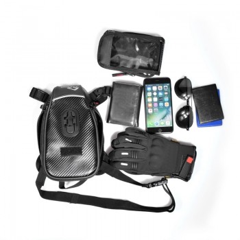 Universal Black Motorcycle Oil Fuel Tank Bag Magnetic Motorbike Riding Bag Travel Bag Waterproof Tool Bags