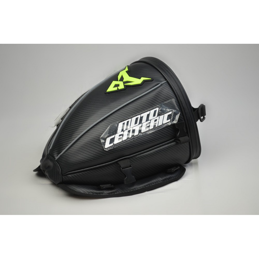 Motorcycle  Leather PU  Tail Bag seat saddle bags luggage Motorcycle Sport Back Seat Bag Waterproof Reflective