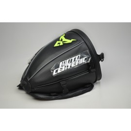 Motorcycle  Leather PU  Tail Bag seat saddle bags luggage Motorcycle Sport Back Seat Bag Waterproof Reflective