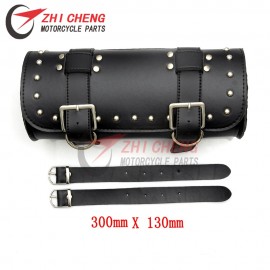 Motorcycle Saddlebag Saddle Side PU Leather Tool Bag For Honda Yamaha Suzuki Harley XL 1200 883 VLX Steed 400 600 XV125 250 VT40