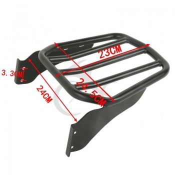 Tapered Sport Luggage Rack For Harley Softal Custom FXSTC 07-10 Fatboy 07-17 17