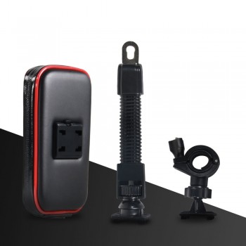 HEROBIKER Motorcycle Phone Holder Support Waterproof Moto Mobile Phone Stand Case Bags for For iPhone X 8 7 6 6s Plus SamSung