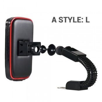 HEROBIKER Mobile Phone Holder Motorcycle Bike Mount Bracket Stand Holder For Phone Waterproof Case Bag For Iphone 6/7 Samsung