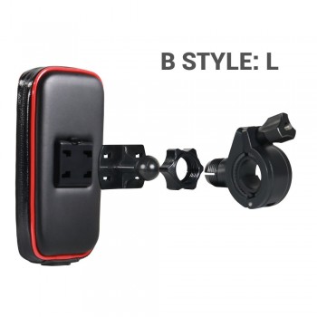 HEROBIKER Mobile Phone Holder Motorcycle Bike Mount Bracket Stand Holder For Phone Waterproof Case Bag For Iphone 6/7 Samsung