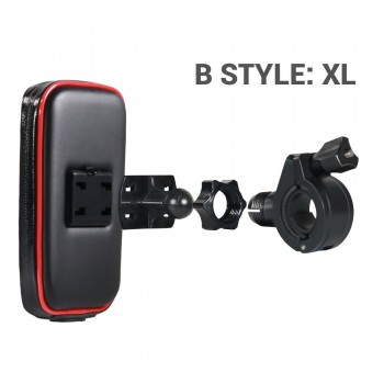 HEROBIKER Mobile Phone Holder Motorcycle Bike Mount Bracket Stand Holder For Phone Waterproof Case Bag For Iphone 6/7 Samsung