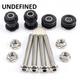 Motorbike Backrest Sissy Bar Luggage Detachable Hardware Docking Mount Kit For Harley Sportster XL1200 883 2004-2018 UNDEFINED