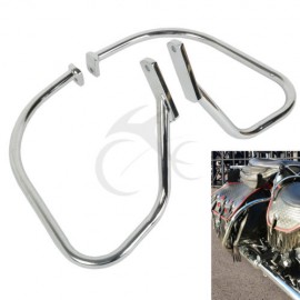 TCMT Saddlebag Guard Crash Bar For Harley Softail Heritage Springer FLSTS 1997-1999 1998 Motorcycle Rear Guards