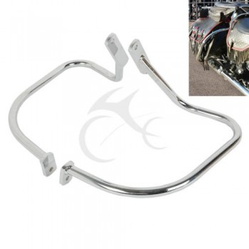 TCMT Saddlebag Guard Crash Bar For Harley Softail Heritage Springer FLSTS 1997-1999 1998 Motorcycle Rear Guards