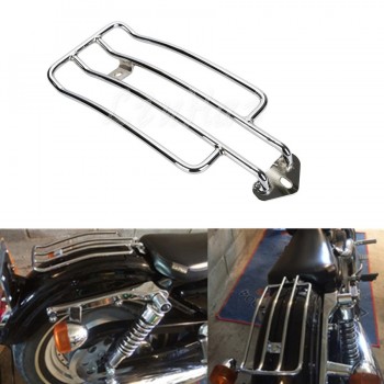 Motorcycle Chrome Solo Seat Luggage Rack Carrier For Harley Davidson Sportster XL 883 1200 1985-2003