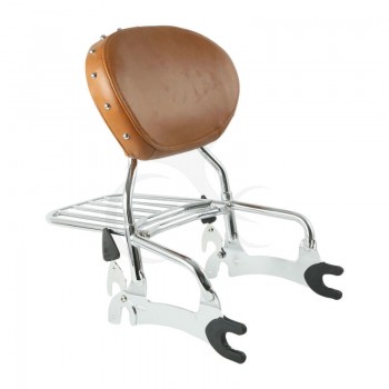 Motorcycle 12 Backrest Sissy Bar with Luggage Rack For Indian Vintage Chief Classic Dark Horse 14 15 16 17 18