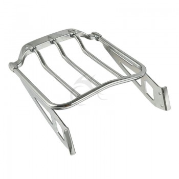 Chrome Air Wing Two-Up Luggage Rack For Harley Softail 2006-2017 Fat Boy FLSTF Night Train FXSTC FLSTFB 2007-2017 Motorcycle