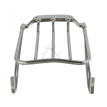 Chrome Air Wing Two-Up Luggage Rack For Harley Softail 2006-2017 Fat Boy FLSTF Night Train FXSTC FLSTFB 2007-2017 Motorcycle
