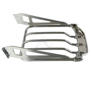 Chrome Air Wing Two-Up Luggage Rack For Harley Softail 2006-2017 Fat Boy FLSTF Night Train FXSTC FLSTFB 2007-2017 Motorcycle