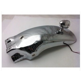 Black Metal Rear Fender Mudguard For Suzuki Boulevard C50 Volusia 800 C90 M109R C109 Marauder 800 M50 Intruder LC1500 Cruisers