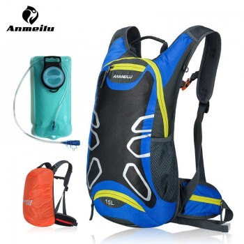 ANMEILU 15L Cycling Backpack Bags Waterproof MTB Road Mountain Bike with Water Bags Climbing Cycling Hiking Bicycle Backpacks