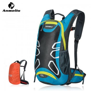 ANMEILU 15L Cycling Backpack Bags Waterproof MTB Road Mountain Bike with Water Bags Climbing Cycling Hiking Bicycle Backpacks