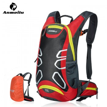 ANMEILU 15L Cycling Backpack Bags Waterproof MTB Road Mountain Bike with Water Bags Climbing Cycling Hiking Bicycle Backpacks